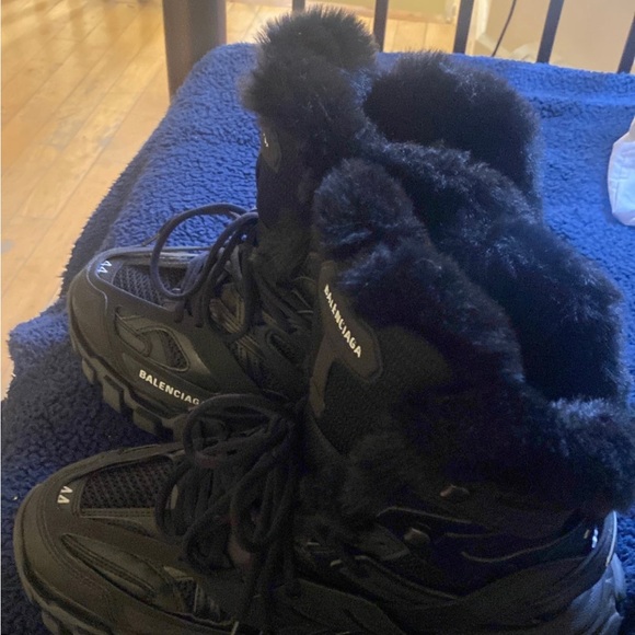 Like New Balenciaga Track Hike Black Boots Men Size 11 product is authentic